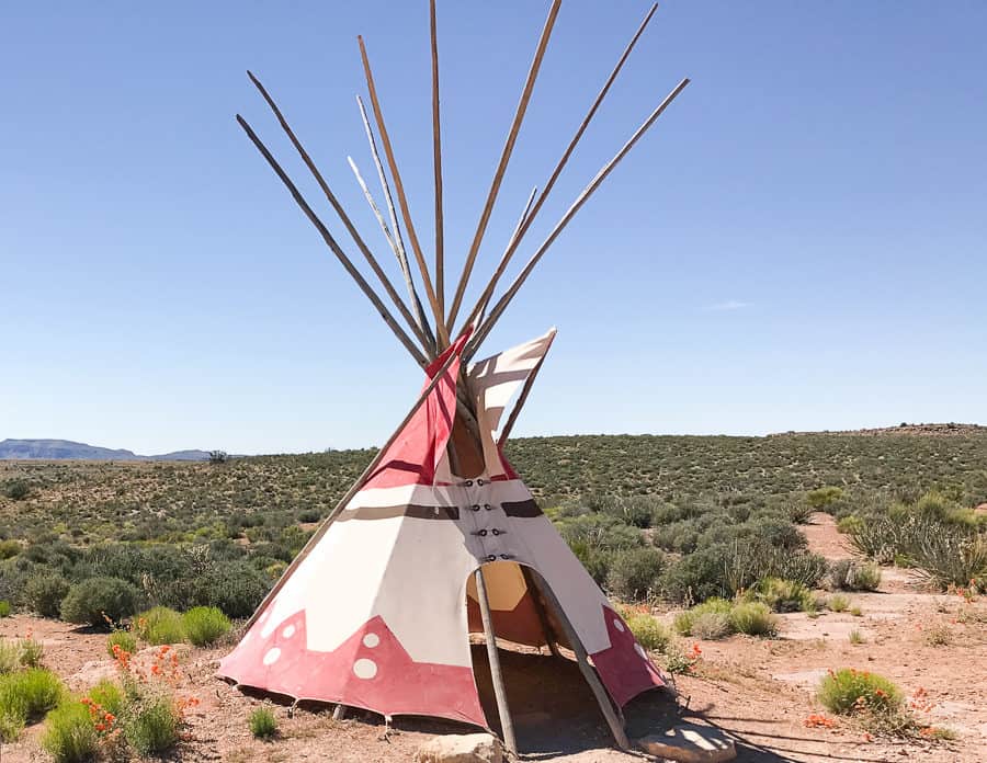 domy Indian w USA tipi